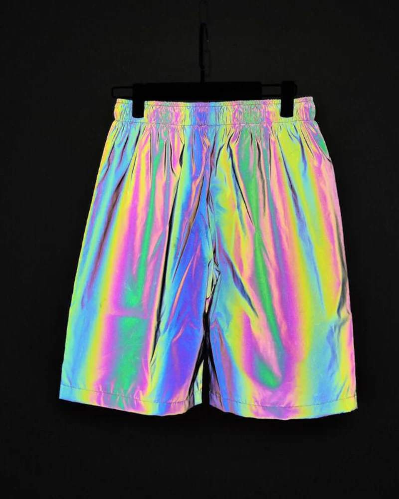 Techwear Rave Clothing Reflective Shorts - Image 4
