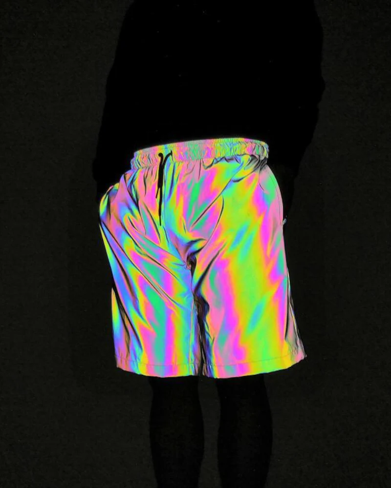 Techwear Rave Clothing Reflective Shorts - Image 5