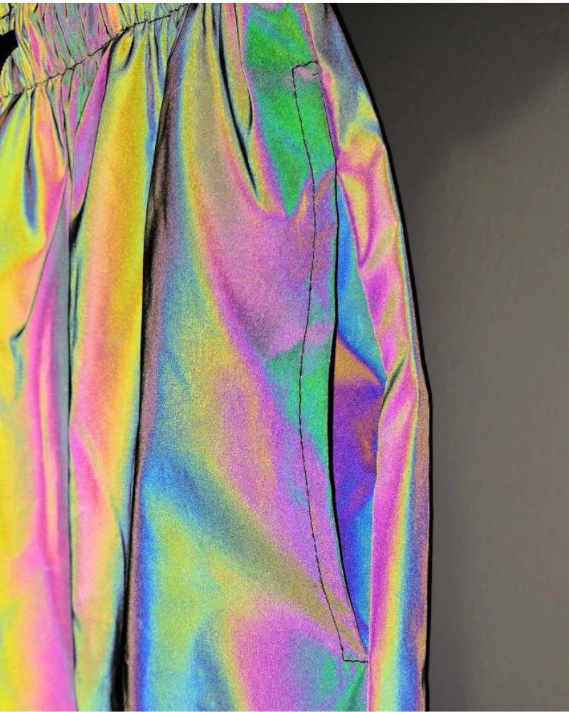 Techwear Rave Clothing Reflective Shorts - Image 6