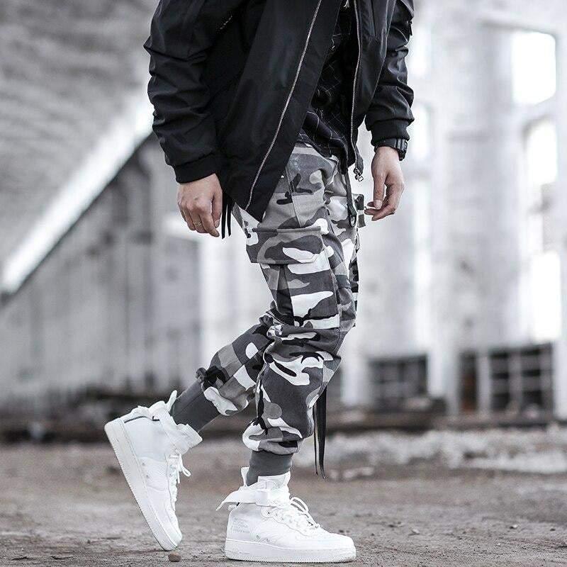 Techwear Ribbon Cargo Pants - Image 5
