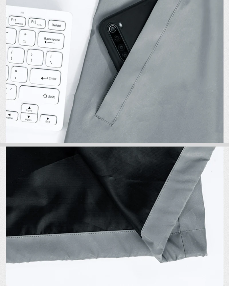 Techwear Silver Reflective Jacket - Image 13