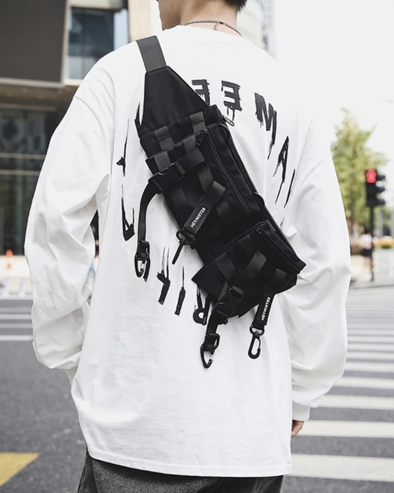 Techwear Sling Chest Bag - Image 4