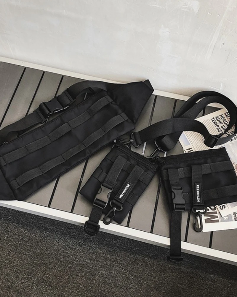 Techwear Sling Chest Bag - Image 9