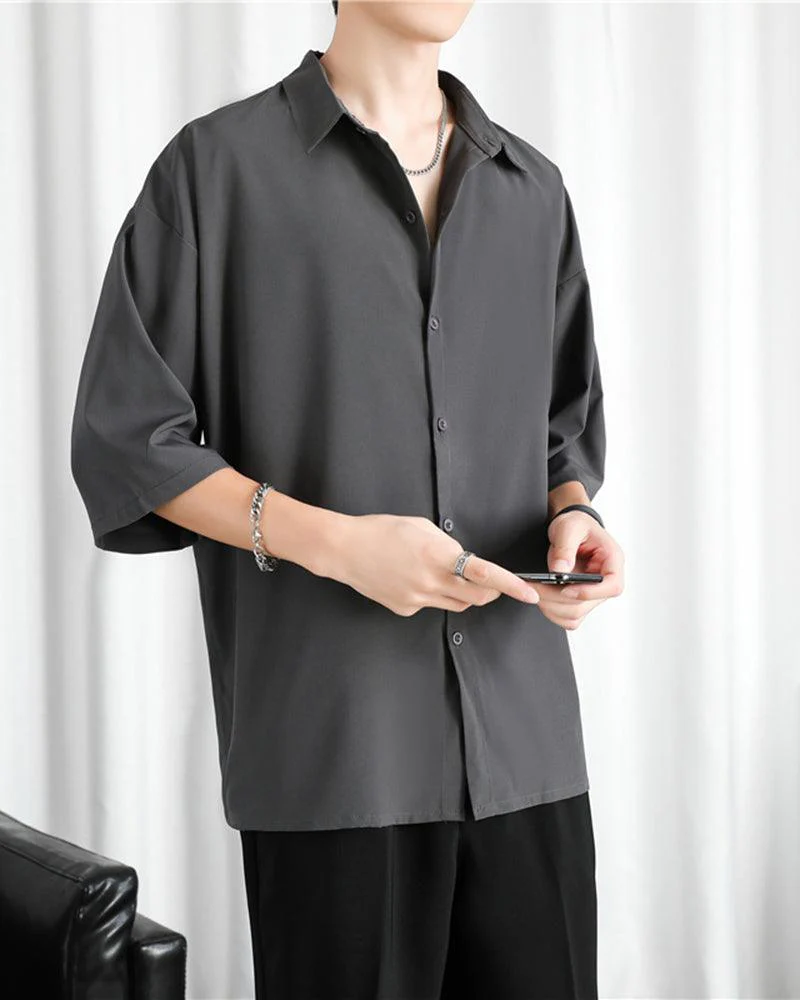 Techwear Summer Ice Silk Shirt - Image 6