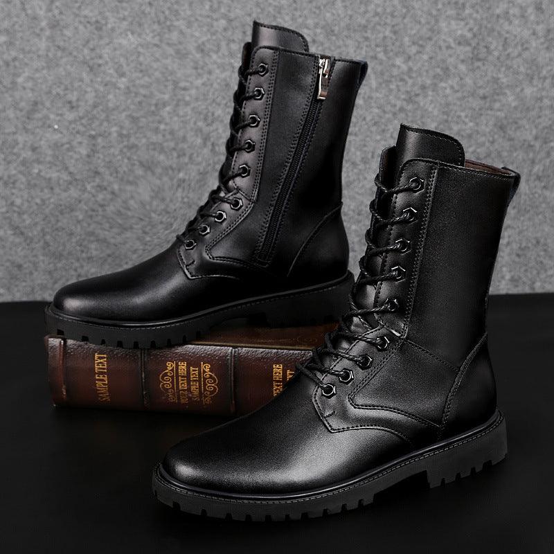 Techwear Tactical Leather Boots - Image 6