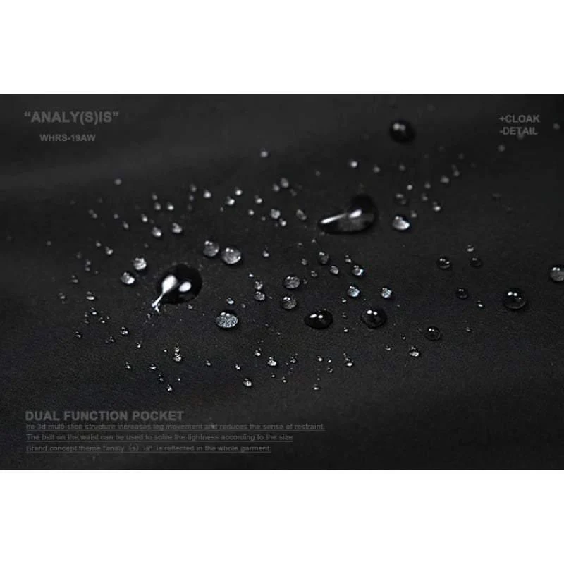 Techwear Waterproof Cyberpunk Samurai Cloak Jacket - Image 7