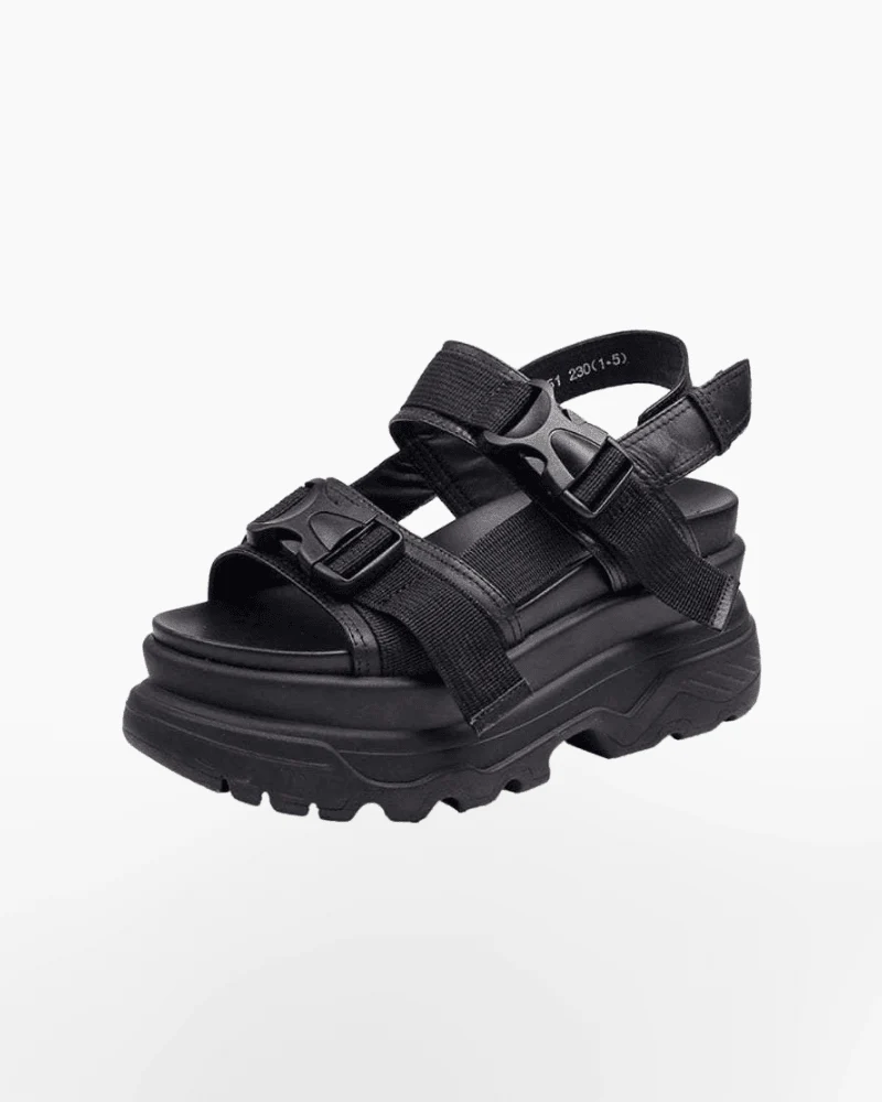 Techwear Women Platform Sandals - Image 3