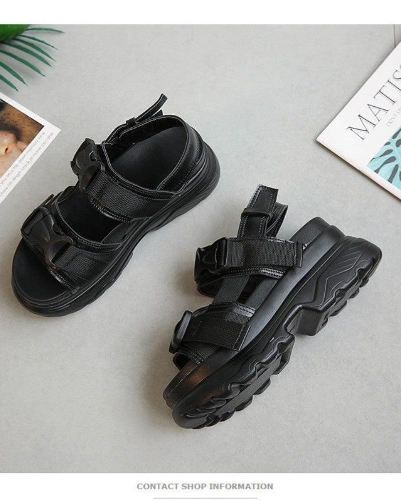 Techwear Women Platform Sandals - Image 4
