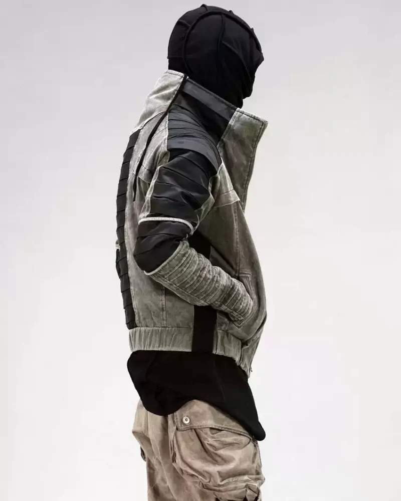 Wasteland Wear Contrast Folded Trim Jacket - Image 3