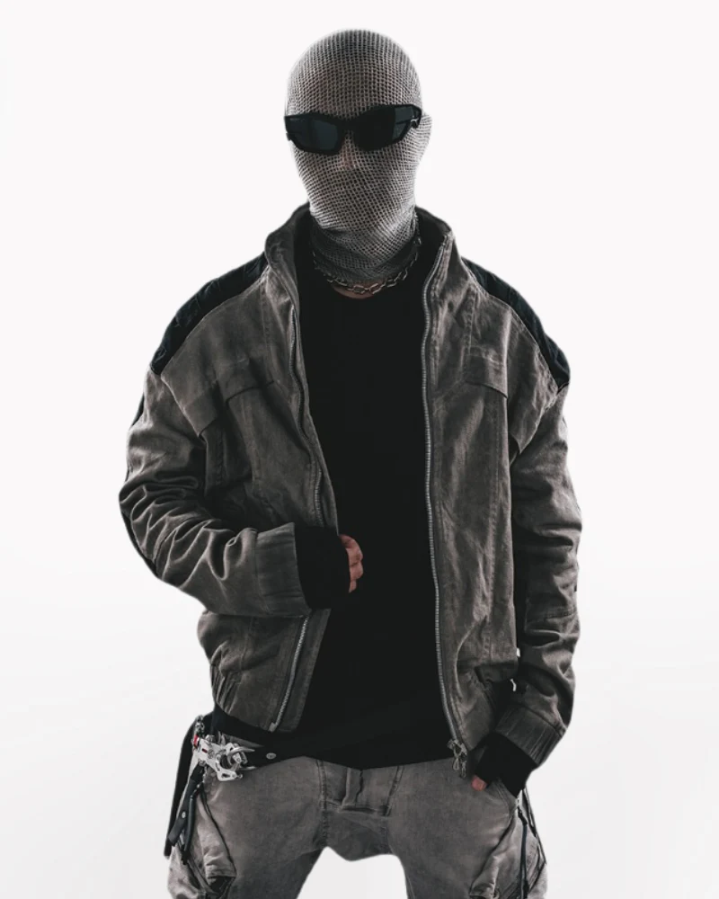 Wasteland Wear Contrast Folded Trim Jacket - Image 8