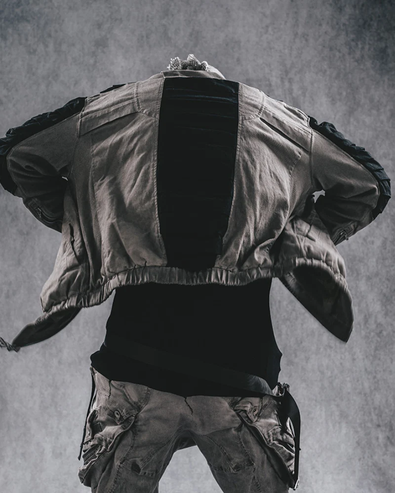 Wasteland Wear Contrast Folded Trim Jacket - Image 9