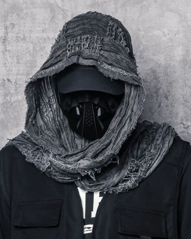 Wasteland Wear Distressed Tactical Shawl Scarf - Image 5