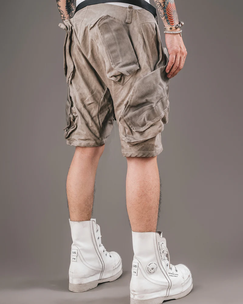 Wasteland Wear Functional 3D Pocket Cargo Shorts - Image 5