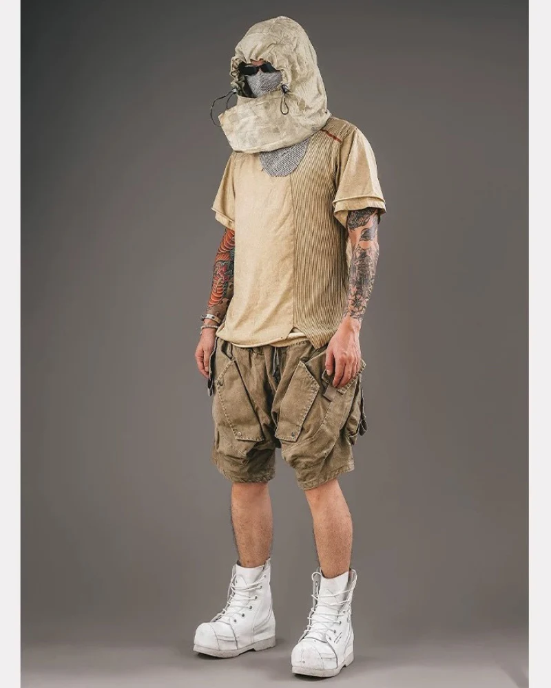 Wasteland Wear Functional Multi-Pocket Cargo Shorts - Image 3