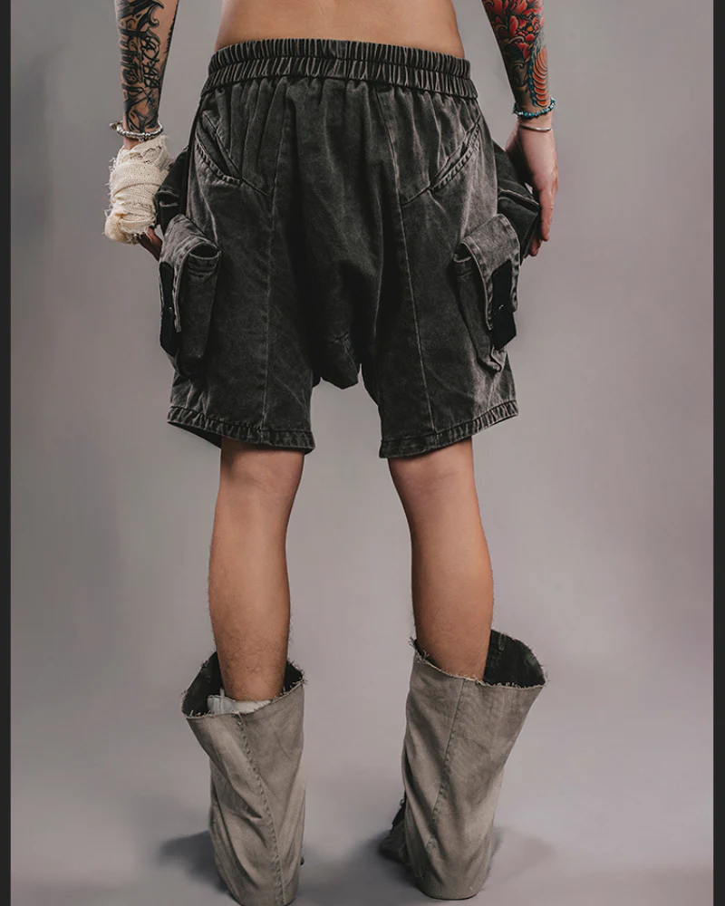 Wasteland Wear Functional Multi-Pocket Cargo Shorts - Image 8