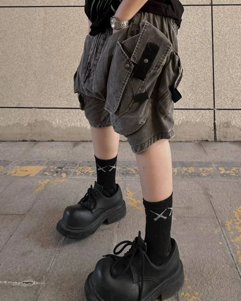 Wasteland Wear Functional Multi-Pocket Cargo Shorts - Image 9